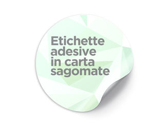 Etichette Adesive In Carta lio Sagomato